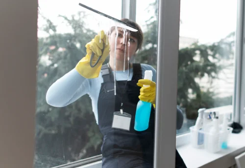 Nettoyage de vitres intérieures et extérieures à Rouxmesnil-Bouteilles